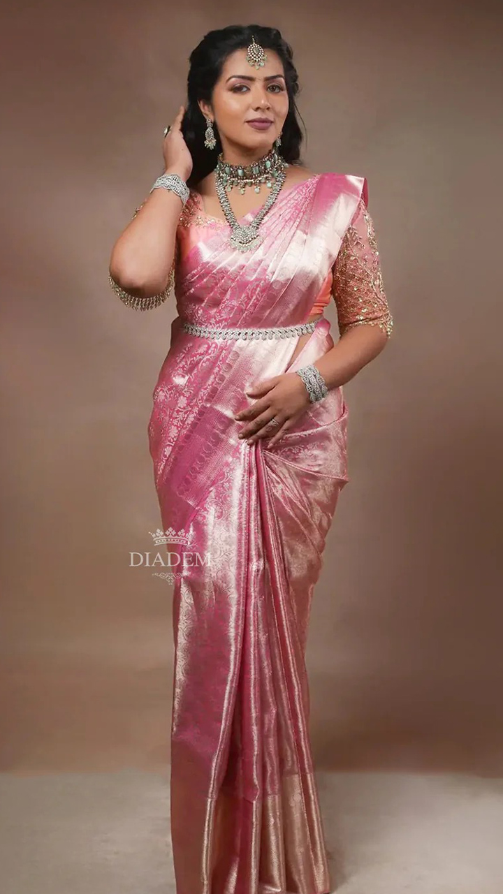 Engagement saree